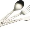 Nordisk Titanium Cutlery Sæt Med 3 1 Nordisk Titanium Cutlery Sæt Med 3 -Campingtøj Butik nordisk titanium cutlery 3pcs set 2