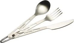Nordisk Titanium Cutlery S&aelig;t Med 3