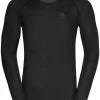 Odlo Active F-Dry Light Plus Top Crew Neck L/S Herrer, Sort 1 Odlo Active F-Dry Light Plus Top Crew Neck L/S Herrer, Sort -Campingtøj Butik odlo active f dry light eco top crew neck l s men black 2