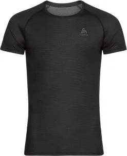 Odlo Active F-Dry Light Plus Top Med Rund Hals S/S Herrer, Hvid