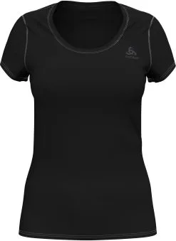 Odlo Active F-Dry Light Plus Top Crew Neck S / S Damer, Sort