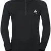 Odlo Active Warm Plus Top Skildpaddehals L/S Half-Zip Børn, Blå 1 Odlo Active Warm Plus Top Skildpaddehals L/S Half-Zip Børn, Blå -Campingtøj Butik odlo active warm eco top turtle neck l s half zip kids black 2