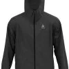 Odlo Aegis 2.5L Waterproof Jakke Hardshell Herrer, Sort -Campingtøj Butik odlo aegis 25l waterproof jacket hardshell men black 2