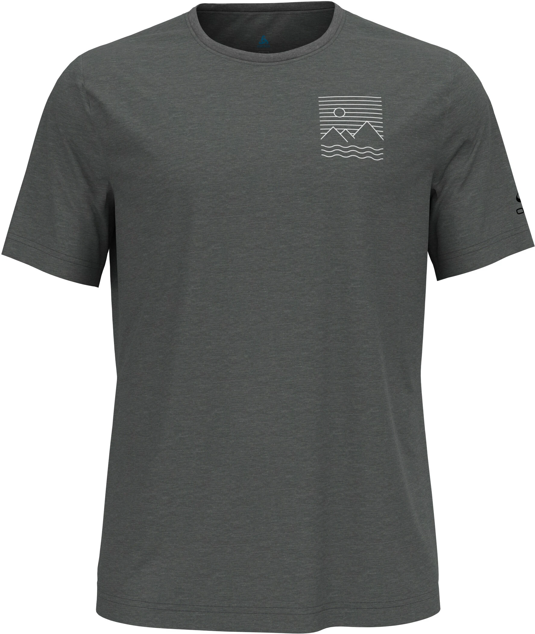 Odlo Ascent 365 Linear Kortærmet Trøje Med Crew-hals Herrer, Sort 3 Odlo Ascent 365 Linear Kortærmet Trøje Med Crew-hals Herrer, Sort