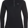 Odlo Berra Midlayer Halfzip Damer, Sort 1 Odlo Berra Midlayer Halfzip Damer, Sort -Campingtøj Butik odlo berra midlayer halfzip women black 2
