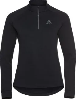 Odlo Berra Midlayer Halfzip Damer, Sort