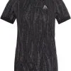 Odlo Blackcomb Light Eco T-shirt Damer, Petroleumsgrøn 2 Odlo Blackcomb Light Eco T-shirt Damer, Petroleumsgrøn -Campingtøj Butik odlo blackcomb light eco top crew neck s s women black space dye 2