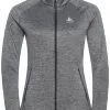 Odlo Tencia Tr&oslash;je M. Lynl&aring;s Damer, Gr&oslash;n -Campingtøj Butik odlo fli full zip midlayer women dark grey melange 2