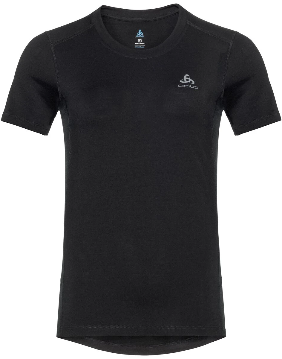 Odlo Merino 200 Kortærmet Trøje Med Crew-hals Damer, Sort 3 Odlo Merino 200 Kortærmet Trøje Med Crew-hals Damer, Sort