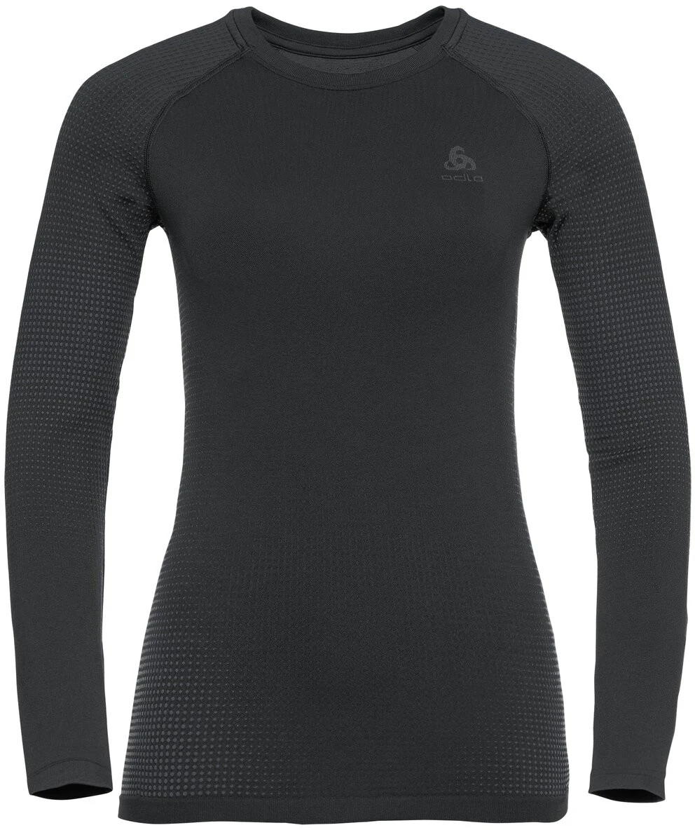 Odlo Performance Warm Plus Top Crew Neck L/S Damer, Sort 3 Odlo Performance Warm Plus Top Crew Neck L/S Damer, Sort