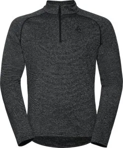 Odlo Sesvenna Midlayer Halfzip Herrer, Sort
