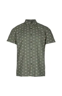 O'Neill O'Neill Aop Chambray T-shirt Herrer, Gr&oslash;n