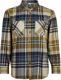 O'Neill O'Neill Flanel LS Skjorte Damer, R&oslash;d/beige