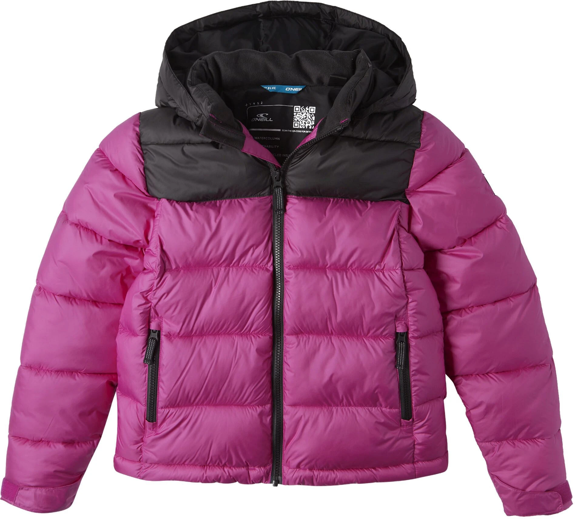 O'Neill O'Neill Puffer Jakke Piger, Pink/sort 3 O'Neill O'Neill Puffer Jakke Piger, Pink/sort