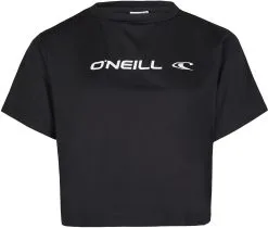 O'Neill O'Neill Rutile Cropped T-shirt Damer, Sort