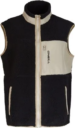 O'Neill O'Neill Sherpa Gilet Damer, Sort/hvid