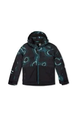 O'Neill O'Neill Texture Jakke Drenge, Sort/oliven