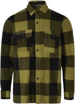 O'Neill O'Neill Utility LS Fleece Skjorte Herrer, Gr&oslash;n/sort