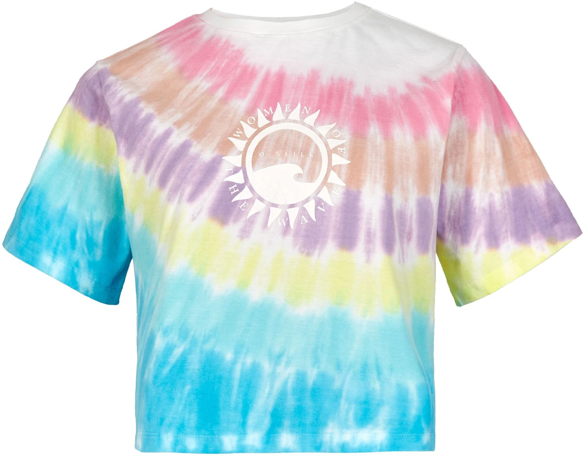 O'Neill O'Neill Wow Cropped T-shirt Damer, Hvid/violet 3 O'Neill O'Neill Wow Cropped T-shirt Damer, Hvid/violet