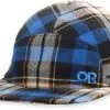 Outdoor Research Feedback Flannel Kasket, Bl&aring;/beige -Campingtøj Butik outdoor research feedback flannel cap classic blue plaid 2