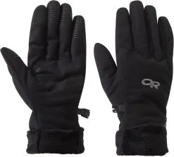 Outdoor Research Fuzzy Handsker Damer, Sort