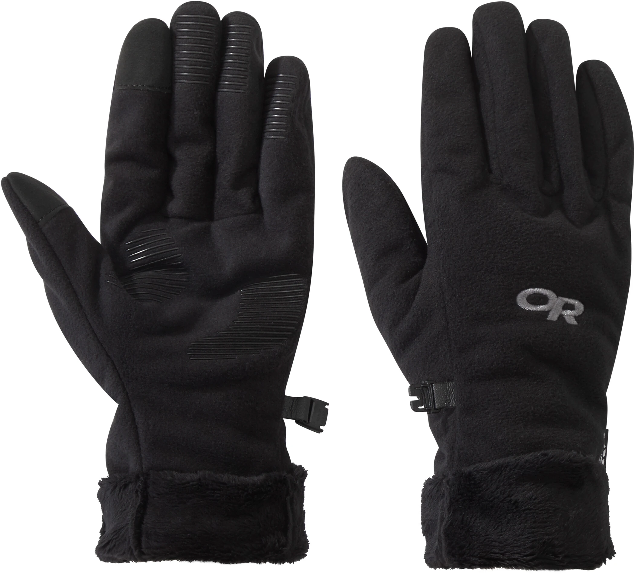 Outdoor Research Fuzzy Handsker Damer, Sort 3 Outdoor Research Fuzzy Handsker Damer, Sort