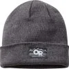 Outdoor Research Juneau Hue, Bl&aring; -Campingtøj Butik outdoor research juneau beanie charcoal heather 1