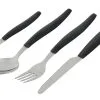 Outwell S&aelig;t Med Kassebestik, Sort/s&oslash;lv -Campingtøj Butik outwell box cutlery set 1