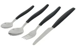 Outwell S&aelig;t Med Kassebestik, Sort/s&oslash;lv