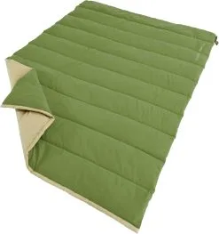 Outwell Constellation Duvet Lux T&aelig;ppe, Gr&oslash;n/beige