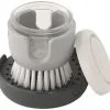 Outwell Kitson Børste Med Sæbedispenser, Hvid/grå 2 Outwell Kitson Børste Med Sæbedispenser, Hvid/grå -Campingtøj Butik outwell kitson brush with soap dispenser 2