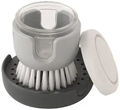 Outwell Kitson B&oslash;rste Med S&aelig;bedispenser, Hvid/gr&aring;