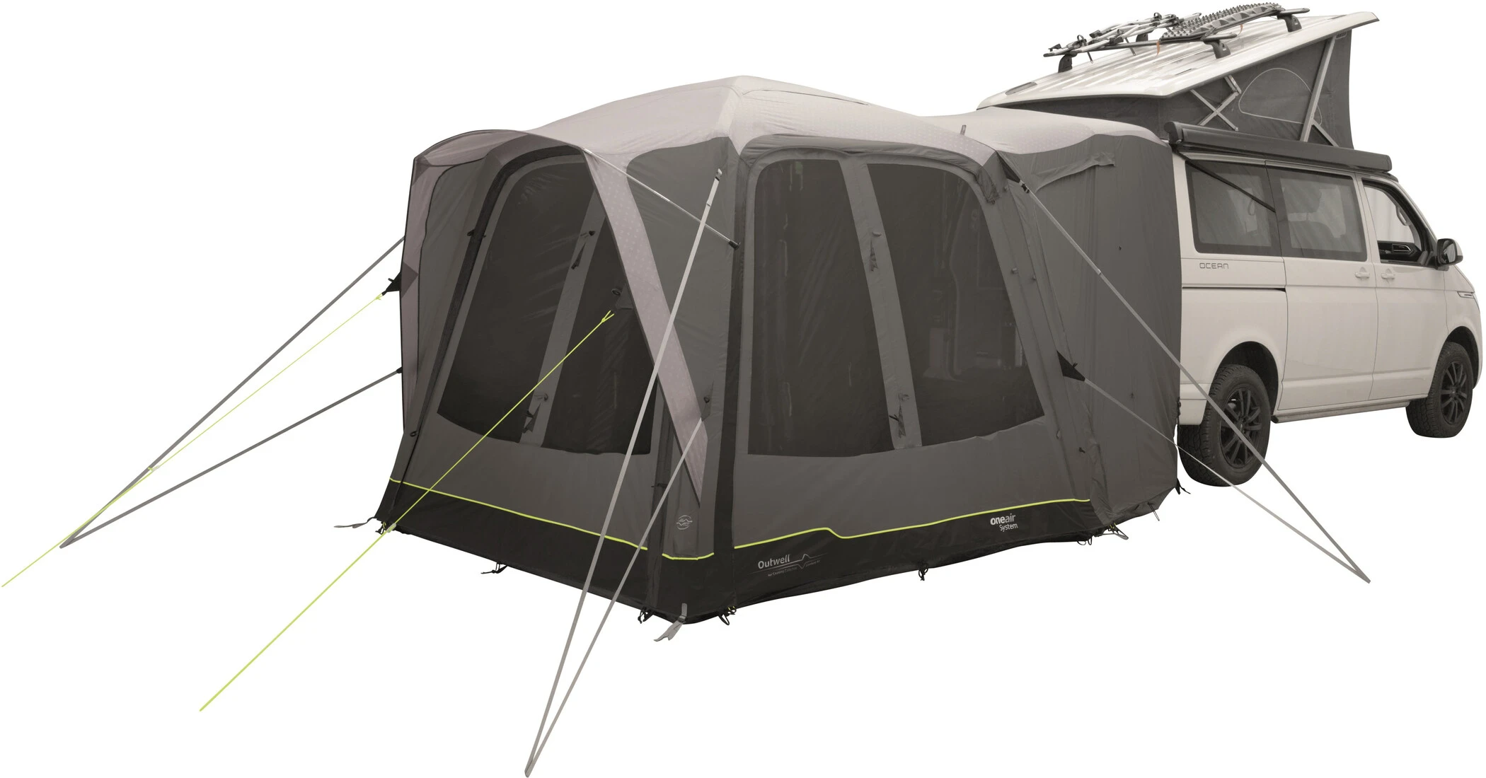 Outwell Linnburg Air Rear Fortelt, Grå 3 Outwell Linnburg Air Rear Fortelt, Grå