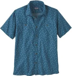 Patagonia Back Step SS Shirt Men, Gr&oslash;n