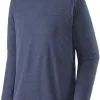 Patagonia Cap Cool Trail LS Shirt Men, Gr&oslash;n -Campingtøj Butik patagonia cap cool trail ls shirt men classic navy 5