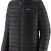 Patagonia Down Sweater Jakke Herrer, Gr&oslash;n -Campingtøj Butik patagonia down sweater jacket men black blk 4 2