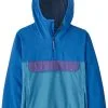 Patagonia Isthmus Anorak Drenge, Gr&oslash;n/r&oslash;d -Campingtøj Butik patagonia isthmus anorak boys anacapa blue 7