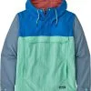 Patagonia Isthmus Anorak Herrer, Bl&aring; -Campingtøj Butik patagonia isthmus anorak men early teal 3 1