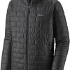 Patagonia Nano Puff Jakke Herrer, Gr&oslash;n -Campingtøj Butik patagonia nano puff jacka herr forge grey 14 2