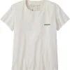 Patagonia P-6 Mission Organic T-shirt Damer, Bl&aring; -Campingtøj Butik patagonia p 6 mission organic t shirt women birch white 4