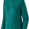 Patagonia R1 Daily Jakke Damer, Gr&oslash;n -Campingtøj Butik patagonia r1 daily jacket women borealis green light borealis green x dye 3