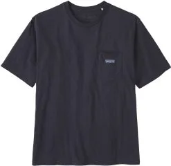 Patagonia Regenerative Organic Certified Cotton Letv&aelig;gts Lomme Tee Herrer, Sort