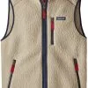 Patagonia Retro Fleecevest Herrer, Hvid 1 Patagonia Retro Fleecevest Herrer, Hvid -Campingtøj Butik patagonia retro pile vest men beige 2
