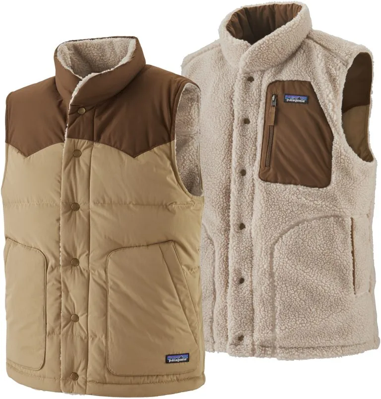 Patagonia Reversible Bivy Ned Vest Herrer, Beige 3 Patagonia Reversible Bivy Ned Vest Herrer, Beige