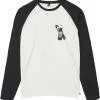 Picture Pearce LS Te Herrer, Hvid/sort 1 Picture Pearce LS Te Herrer, Hvid/sort -Campingtøj Butik picture pearce ls tee men white 2