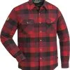 Pinewood Canada Classic 2.0 Skjorte Herrer, Sort/rød 2 Pinewood Canada Classic 2.0 Skjorte Herrer, Sort/rød -Campingtøj Butik pinewood canada classic 20 shirt men red black 2