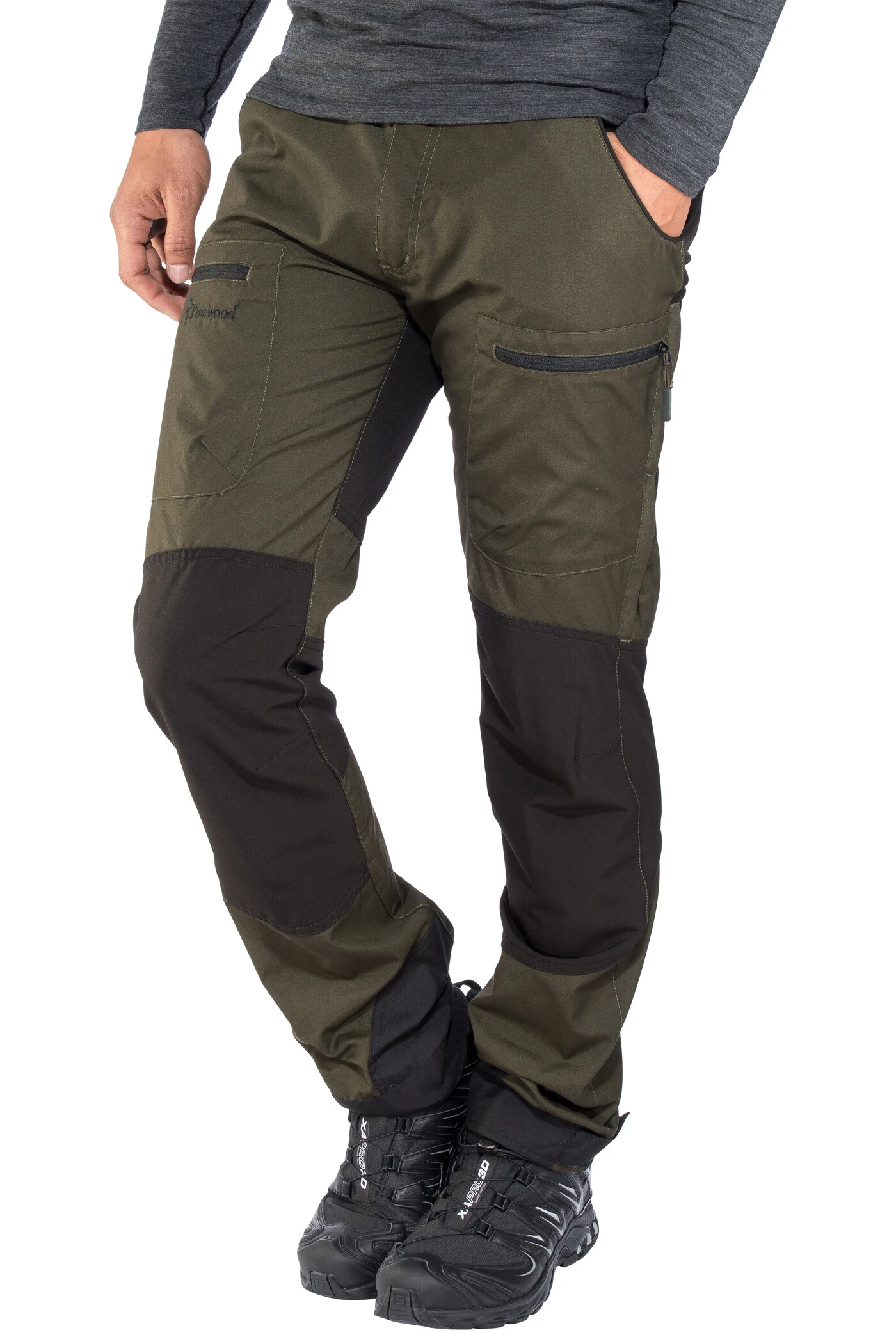 Pinewood Caribou TC Bukser Herrer, Orange/grå 3 Pinewood Caribou TC Bukser Herrer, Orange/grå