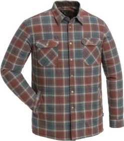 Pinewood Finnveden Checked Polstret Overtr&oslash;je Herrer, Bl&aring;