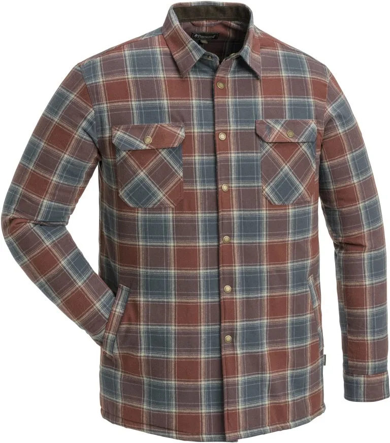 Pinewood Finnveden Checked Polstret Overtrøje Herrer, Blå 3 Pinewood Finnveden Checked Polstret Overtrøje Herrer, Blå