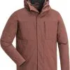 Pinewood V&auml;rnamo Vatteret Jakke Herrer, R&oslash;d -Campingtøj Butik pinewood vaernamo padded jacket men dark copper 1